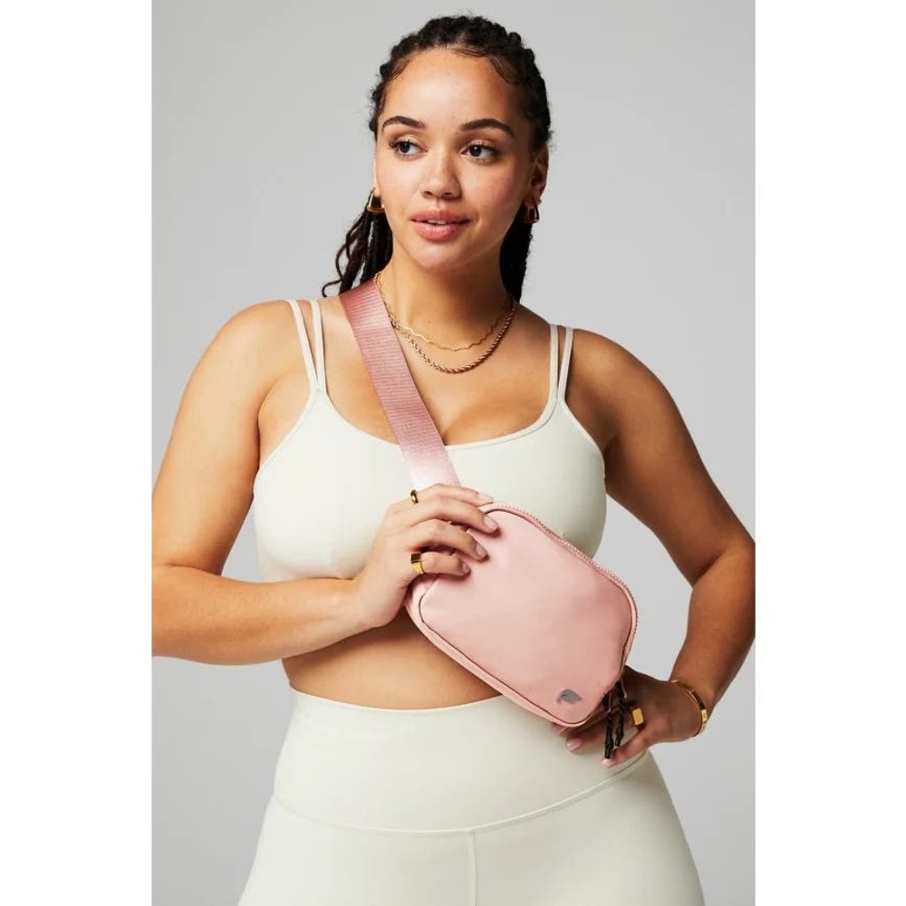 New Fabletics The Belt Bag Pink Slate O/S